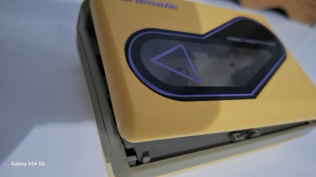 Euromatic walkman Sarı Stereo Kaset Çalar - Görsel 4