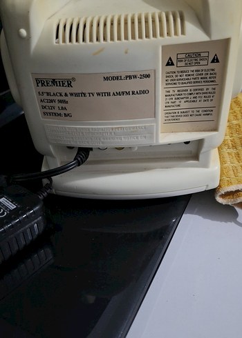 Sarı Premier Retro Televizyon Radyo - Görsel 3