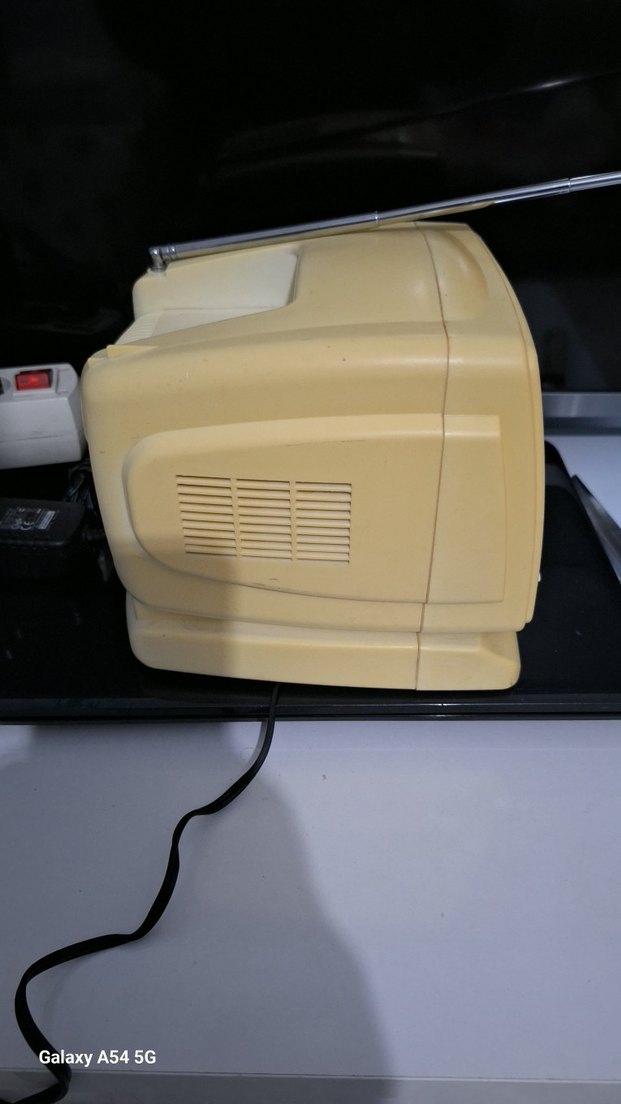 Sarı Premier Retro Televizyon Radyo - Görsel 2