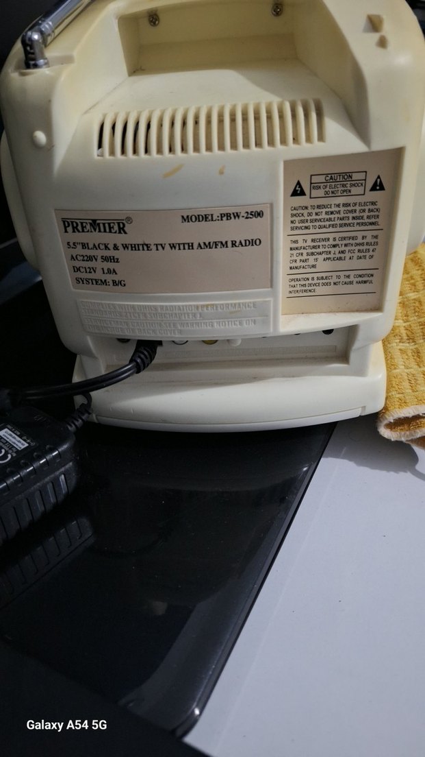 Sarı Premier Retro Televizyon Radyo - Görsel 3