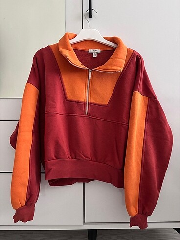 Mavi renkli sweat