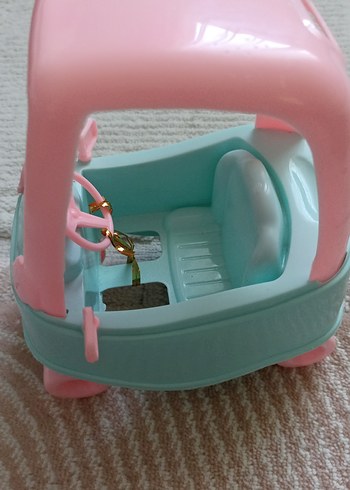 Beden Renk Pastel Pembe-Mavi Oyuncak Araba