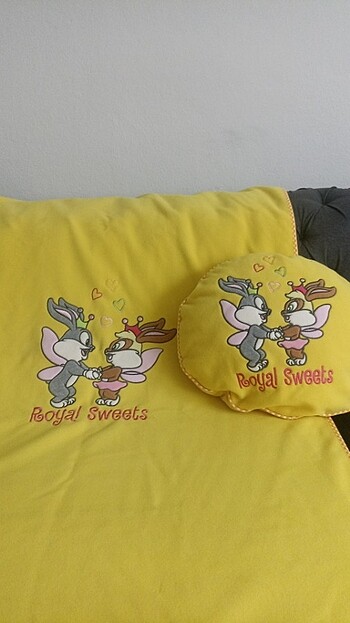 Bebek battaniye yastık seti - Görsel 2