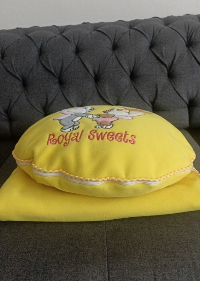 Bebek battaniye yastık seti - Görsel 5