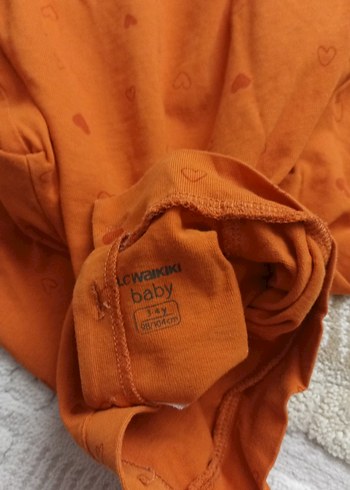 Turuncu Hamile ve Emzirme Pijama Takımı - Görsel 4