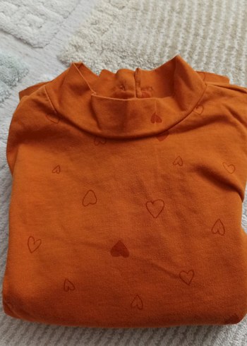 Turuncu Hamile ve Emzirme Pijama Takımı - Görsel 5