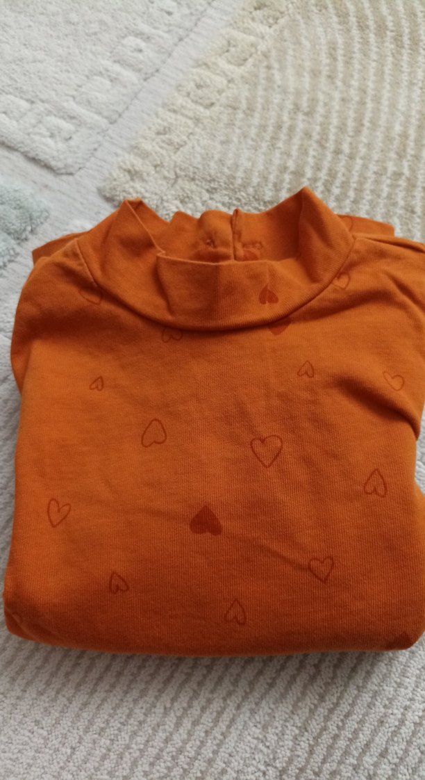 Turuncu Hamile ve Emzirme Pijama Takımı - Görsel 5