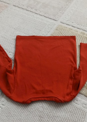 Kırmızı Erkek Çocuk Basic Sweatshirt - Görsel 2