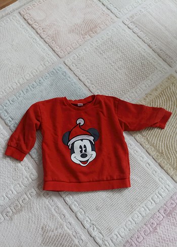 Kırmızı Erkek Çocuk Baskılı Sweatshirt - Görsel 2