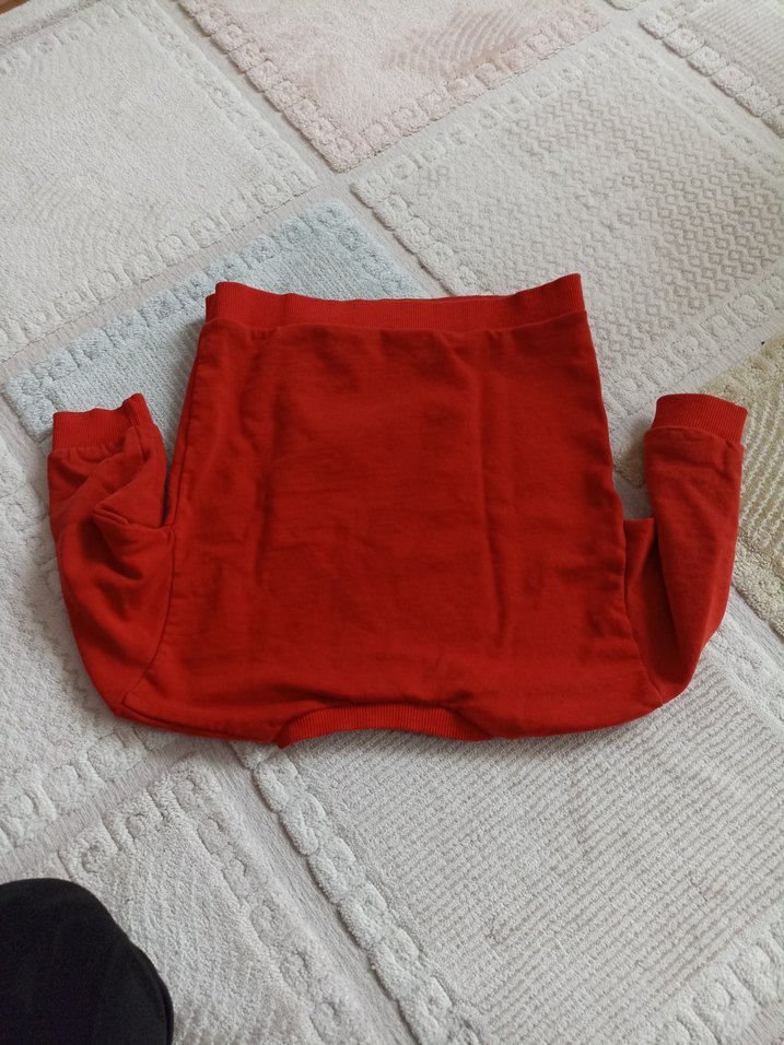 Kırmızı Erkek Çocuk Baskılı Sweatshirt - Görsel 3