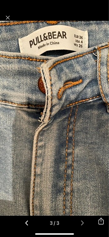 s Beden Pull& Bear jean