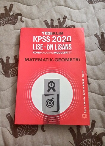 Yediiklim KPSS Lise Önlisans Matematik Kitabı 
