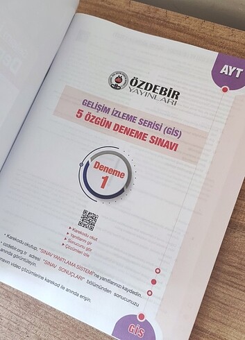 Özdebir ayt deneme sınavı gis