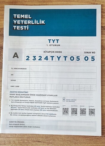 Tyt deneme 