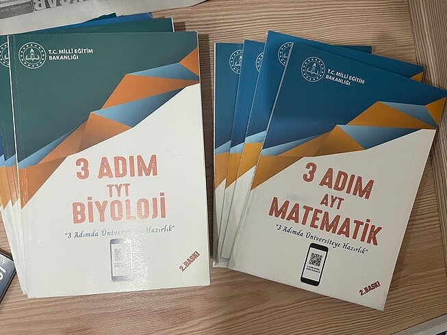 3 adım sayısal tyt ayt kitapları