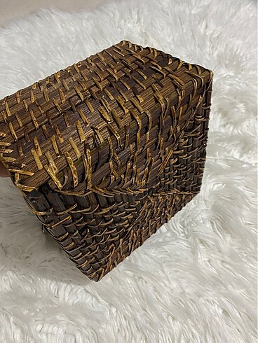 Hasır sepet kaşıklık - Görsel 3