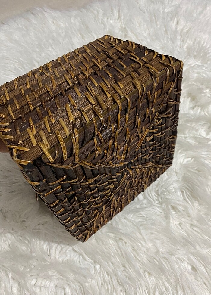 Hasır sepet kaşıklık - Görsel 3