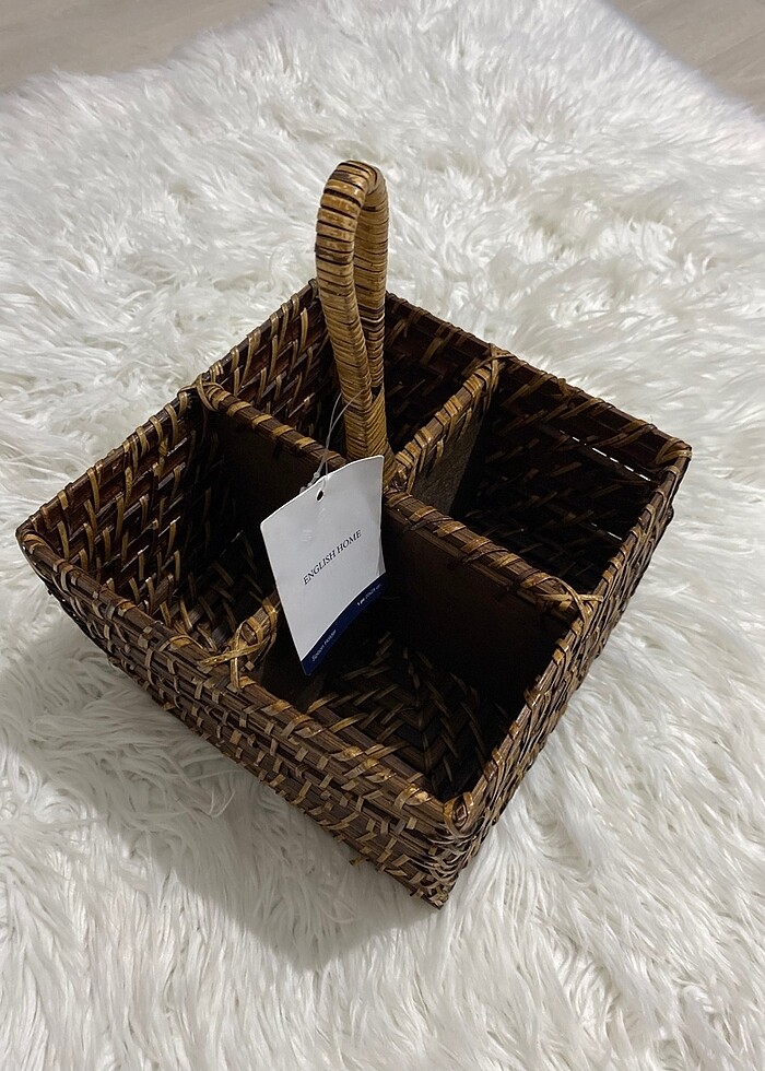 Hasır sepet kaşıklık - Görsel 5