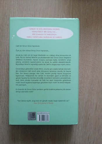  Beden Fangirl Romanı - Rainbow Rowell