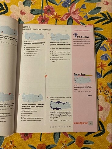  Beden Renk Süper kitap COĞRAFYA