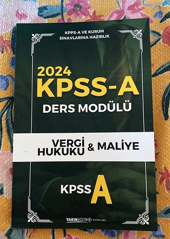 KPSS-A Esas Kadro Hukuk ve Maliye Kitap Seti