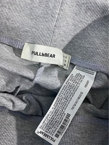s Beden Pull and bear gri ispanyol paca tayt