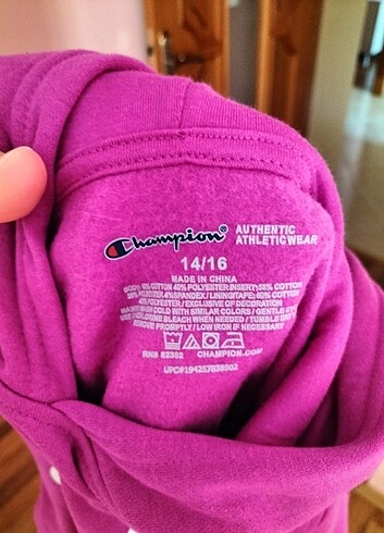 15-16 Yaş Beden beyaz Renk Orjinal Champion Sweatshirt