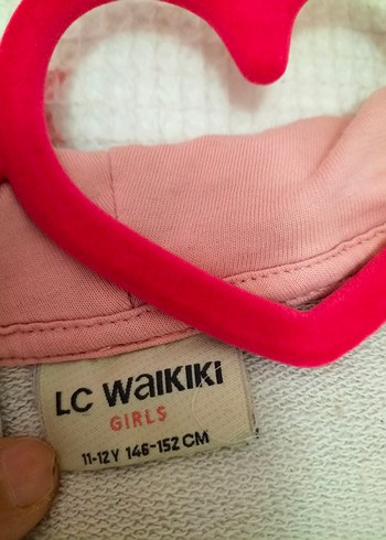 11-12 Yaş Beden Kız Çocuk Kapüşonlu Fermuarlı Ceket
