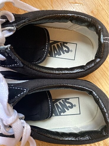 42 Beden siyah Renk orijinal vans