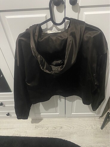 xl Beden kahverengi Renk Zara acı kahve crop ceket