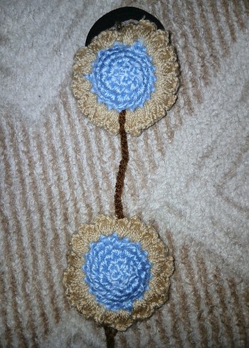 Nakışlı Örgü Bohem toka - Görsel 2