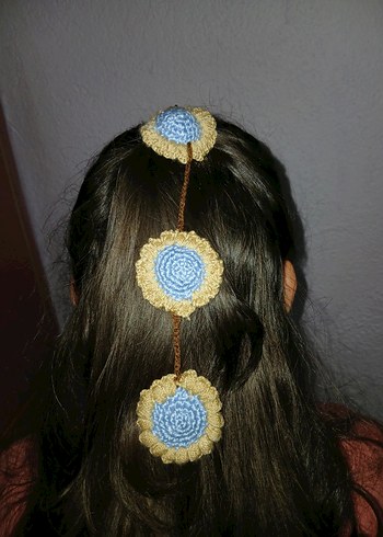 Nakışlı Örgü Bohem toka - Görsel 4