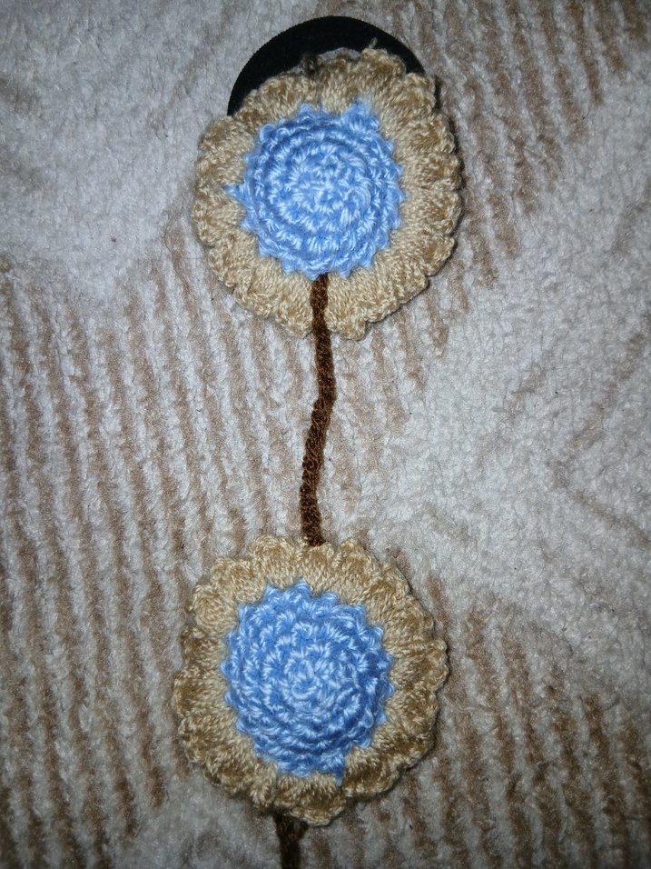 Nakışlı Örgü Bohem toka - Görsel 2