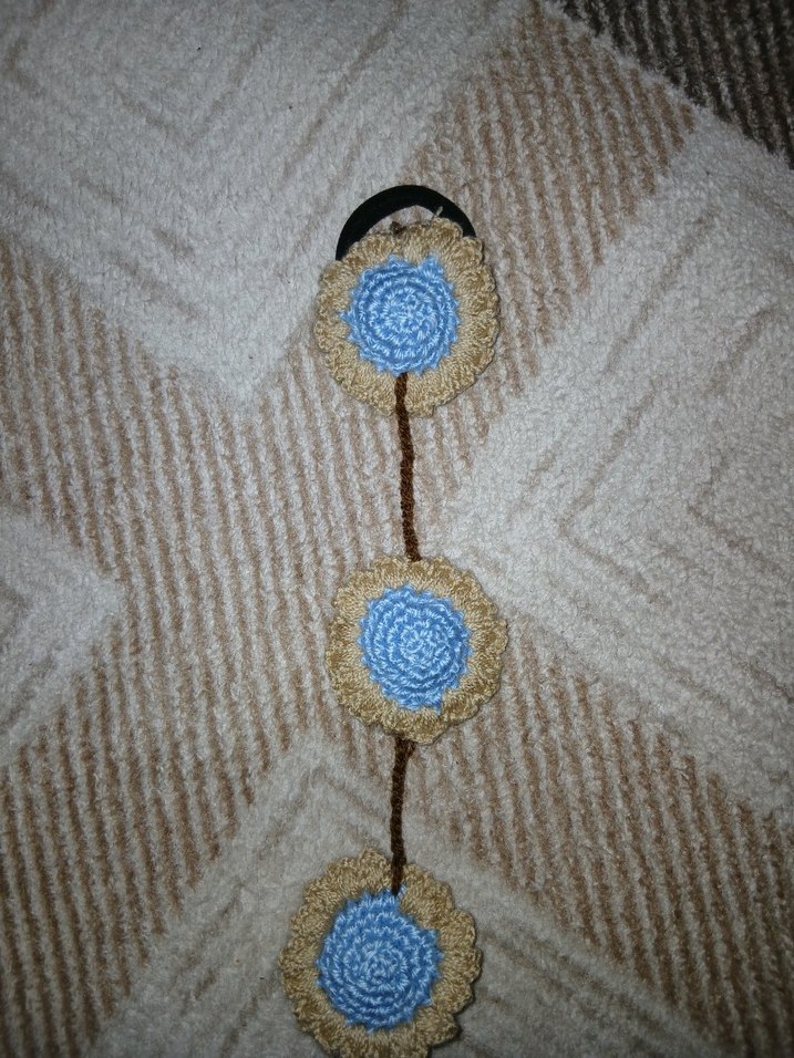 Nakışlı Örgü Bohem toka - Görsel 3