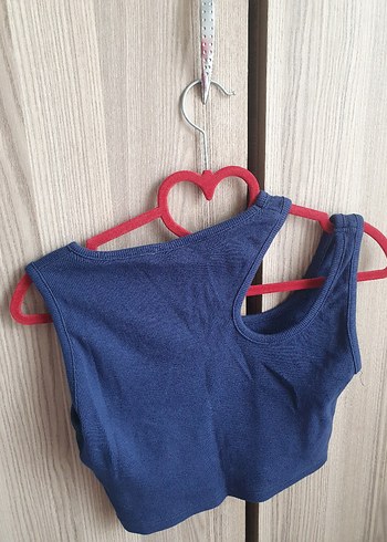 m Beden Kumaş Askısız Crop Top