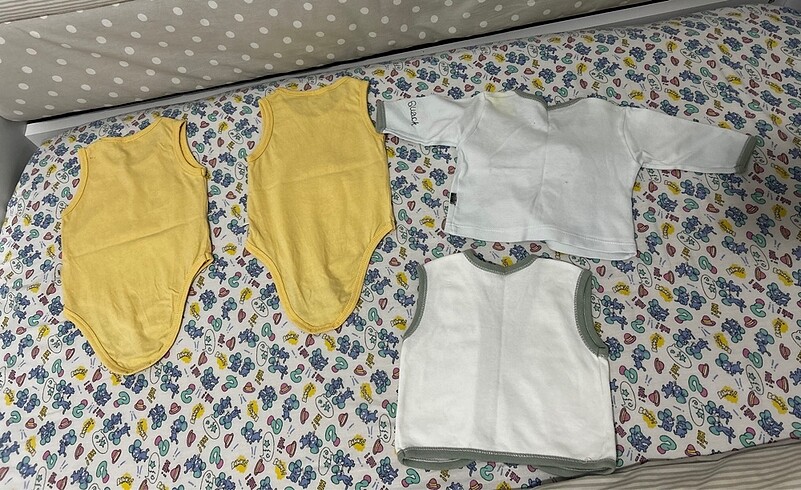3 Ay Beden çeşitli Renk Bebek Zıbın Ve kıyafet