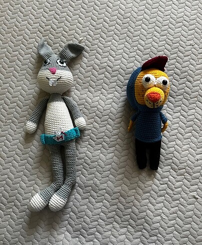 Kral Şakir Ve Tavşan Amigurumi Oyuncak