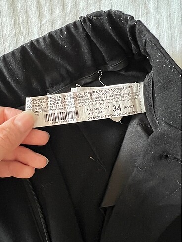 34 Beden siyah Renk Stradivarius Kumaş Pantolon