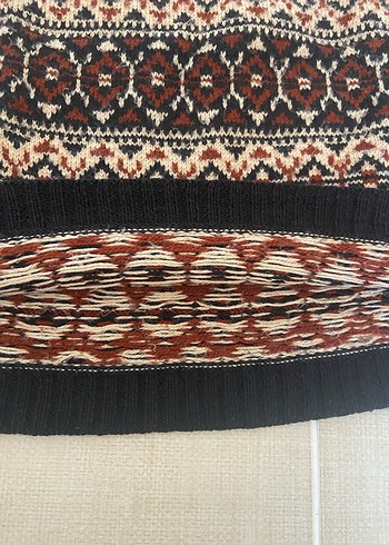 North Face Vintage el örgüsü yün 50 yıllık kazak