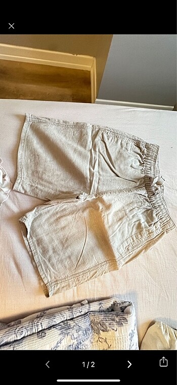 H&M matka erkek çocuk keten şort