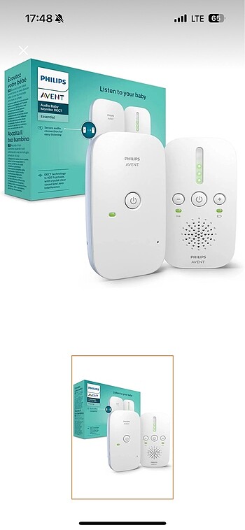 Philips Avent Bebek Telsizi