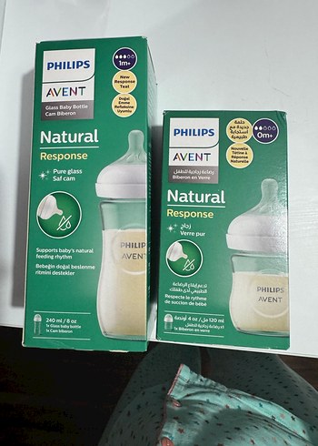 Sıfır ürün Philips avent natural cam biberon seti 2'li (240+120) - Görsel 2