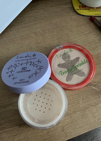 Lovely HD Loose Powder ve Frosty Sprinkle Highlighter - Görsel 2