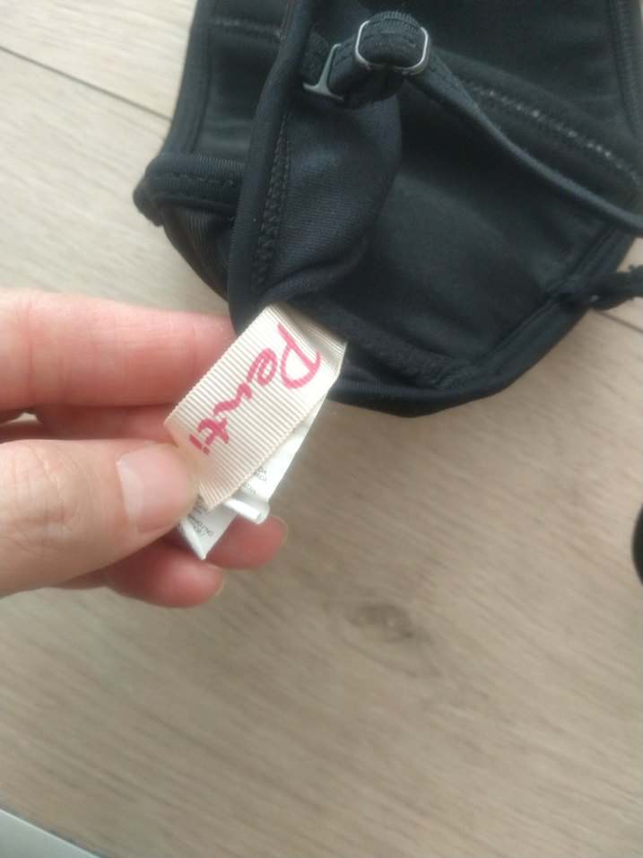 Siyah Goth Tarzı Spor Sütyen - Görsel 3