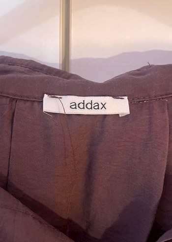 Mor Bağlama Desenli Midi Kadın Tunik - Görsel 3