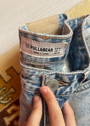 Pull bear wide leg düşük bel jean - Görsel 2