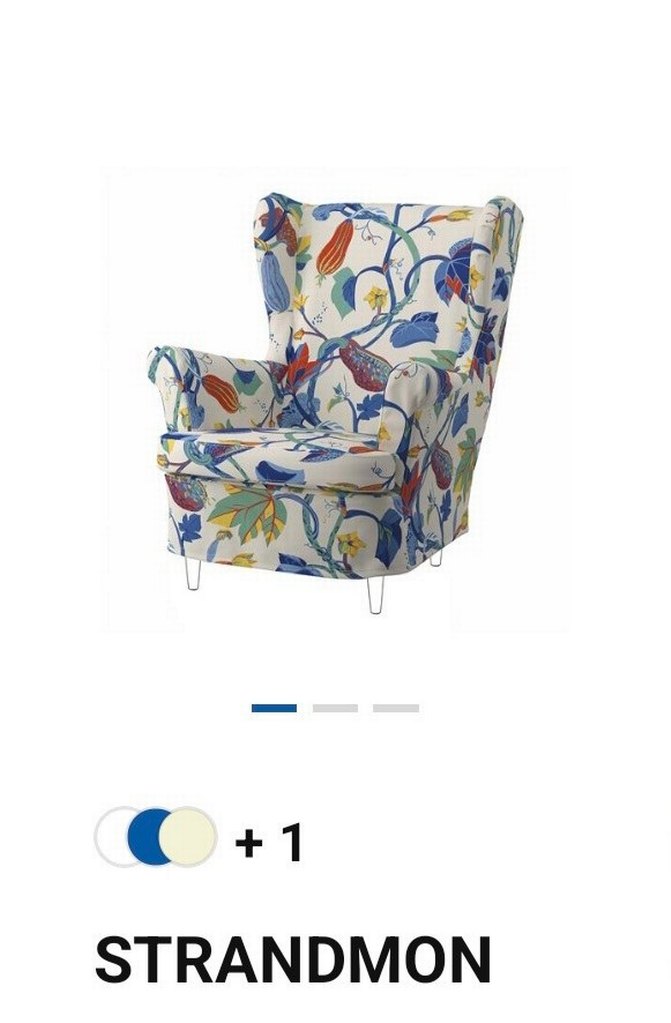 IKEA STRANDMON  berjer kılıfı - Görsel 2