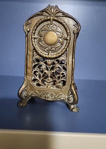 Parlak Altın Masa Saati - Görsel 2