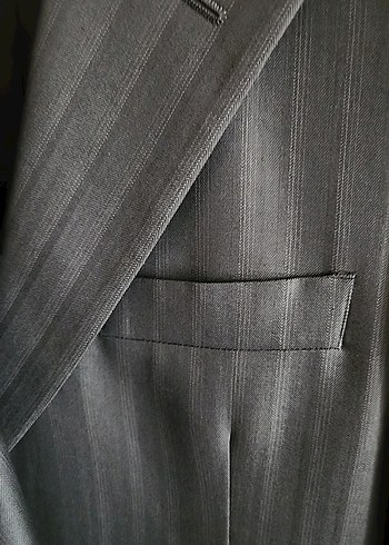 Gri Düğmeli Erkek Ofis Takımı - Görsel 2