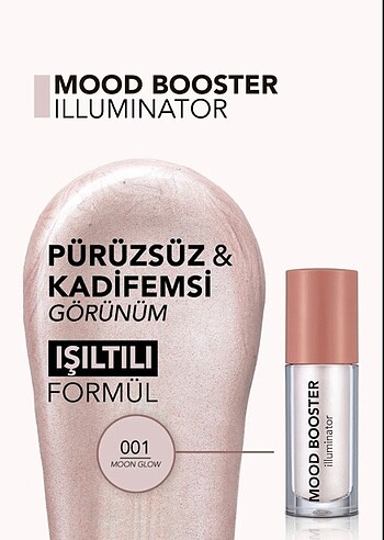 Flormar Mood Booster Hafif Yapılı & Kremsi Dokulu Likit Aydınlatıcı